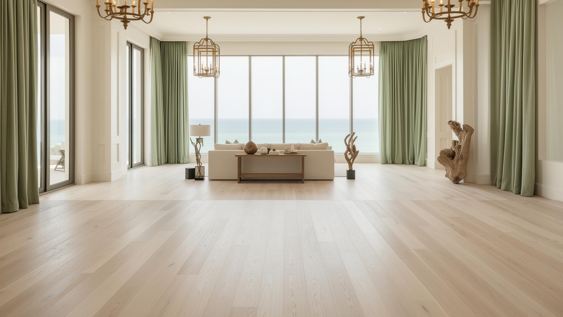 Luxury Naples, FL home with wide-plank hardwood flooring installed by Enterprise Floors